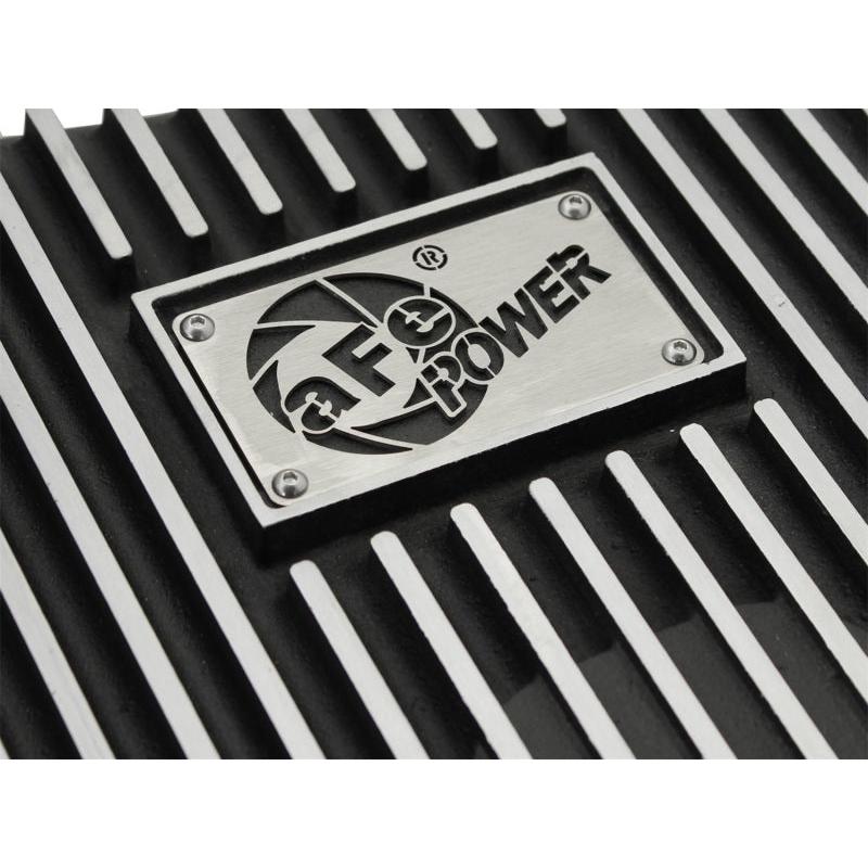 aFe Power Transmission Pan Black Machined 11-14 Ford 6R140 Trucks V8 6.7L (td)-SR1 Performance
