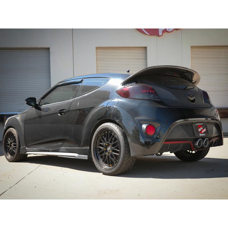 aFe Takeda 13-17 Hyundai Veloster L4-1.6L 2-1/2in 304 SS Axle-Back Exhaust w/ Polished Tips