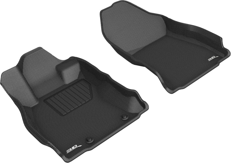 3D MAXpider 2019-2020 Subaru Forester Kagu 1st Row Floormat - Black-SR1 Performance