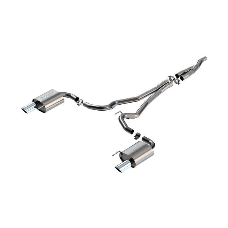 Borla 2024 Ford Mustang 2.3L Ecoboost 2.50 S-TYPE Catback Exhaust - Non-Active