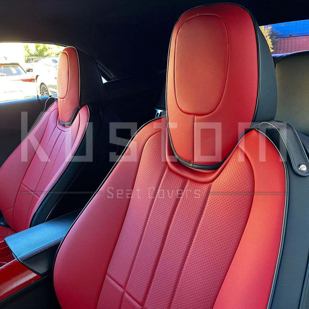 5th Gen Camaro Convertible Custom Leather Seat Covers
