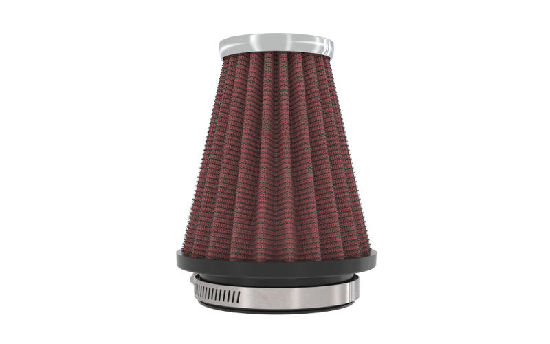 K&N Universal Chrome Filter 2.25 Inch Flange / 3.5 Inch Base / 2 Inch Top / 4 Inch Height-SR1 Performance