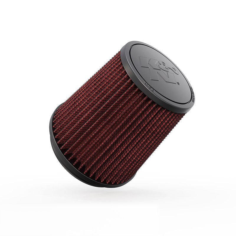 K&N Filter Universal Rubber Filter Round Tapered 4.5in Flange 5.875in Base 4.5 inch Top 6in Height-SR1 Performance