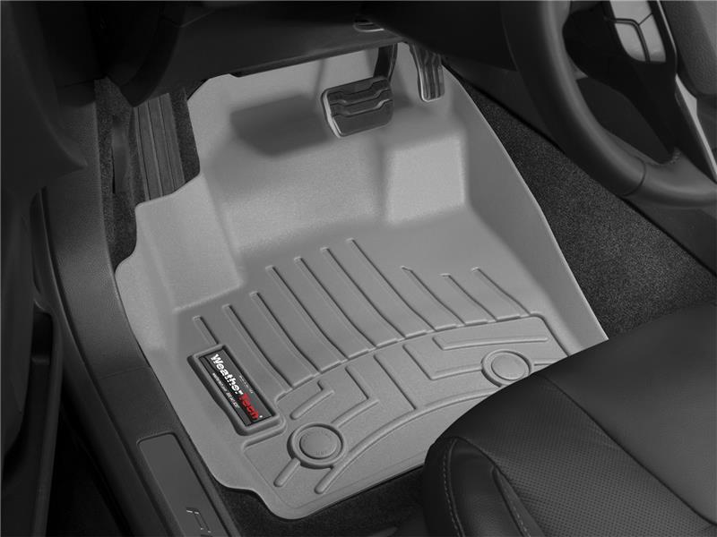 WeatherTech DigitalFit FloorLiner for Jeep Grand Cherokee and Dodge Durango, Front - Gray (Part #469301)