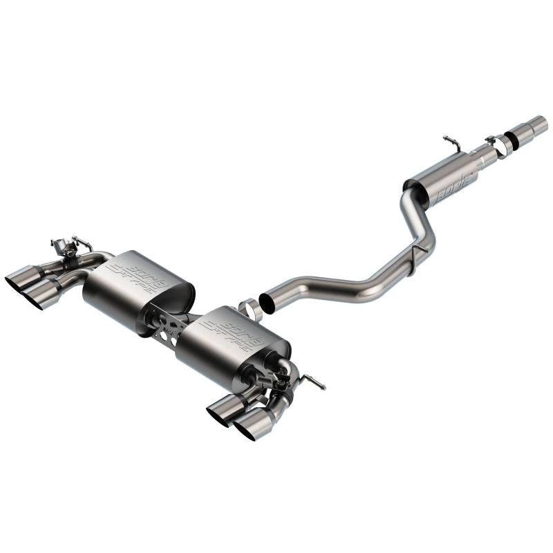 Borla 18-19 VW Golf R MK7.5 2.0L S-Type CatBack Exhaust w/ Resonator