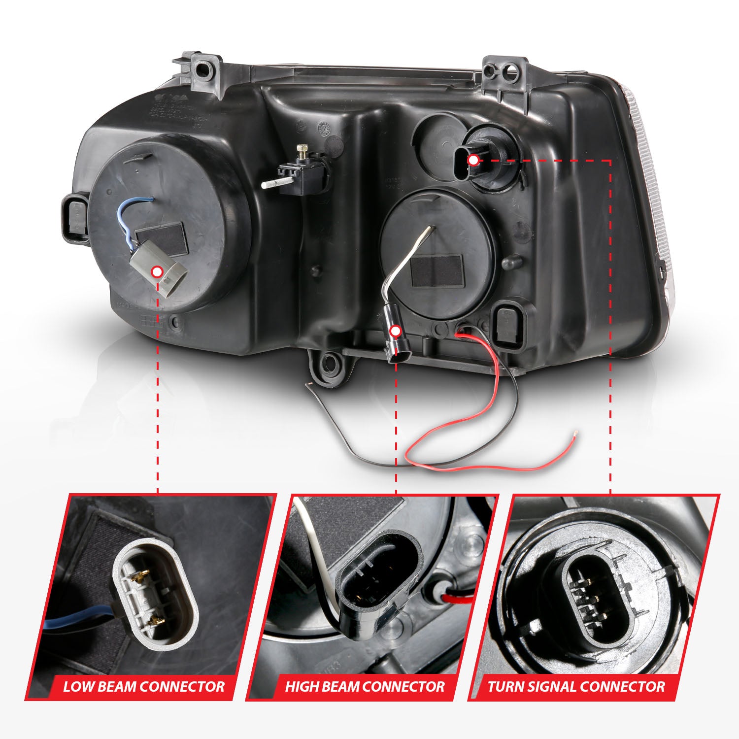 CHRYSLER 300C 05-10 PROJECTOR HALO HEADLIGHTS BLACK W/ RX HALO G2