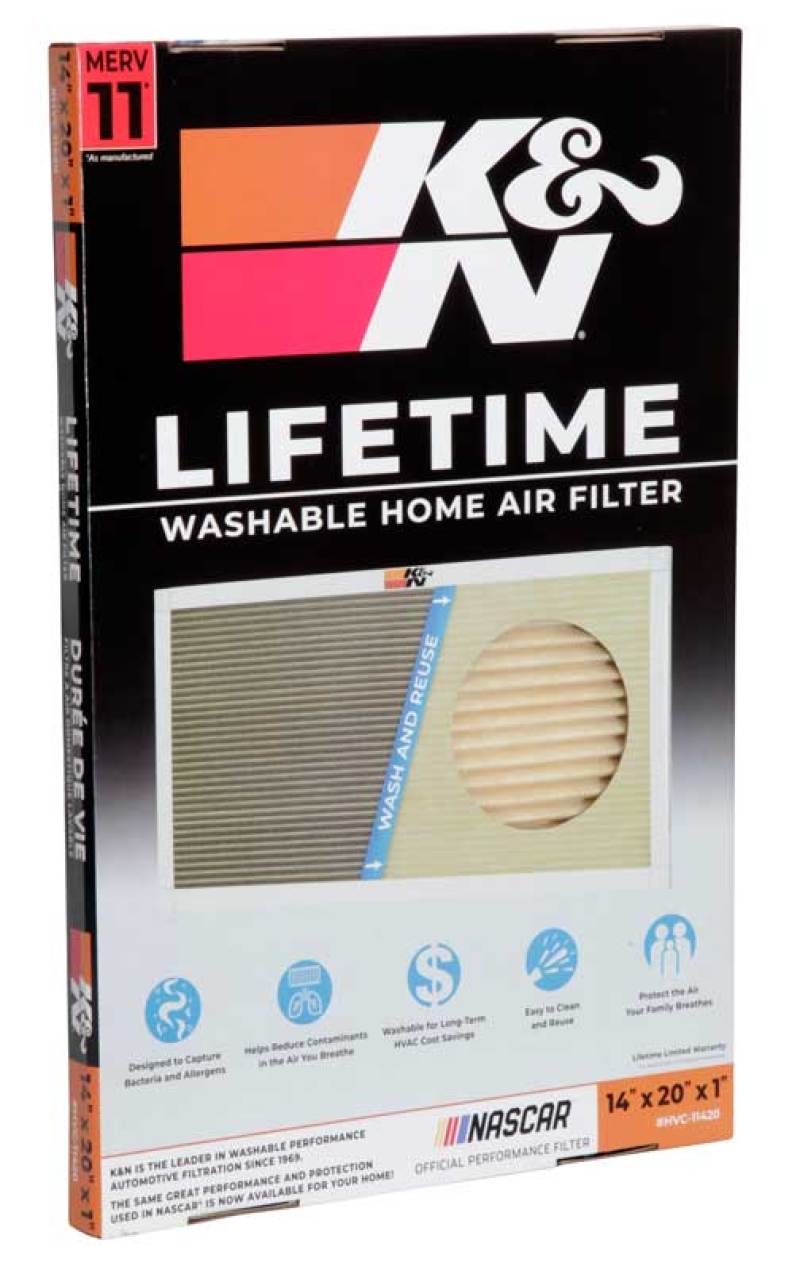 K&N HVAC Filter - 14 x 20 x 1-SR1 Performance
