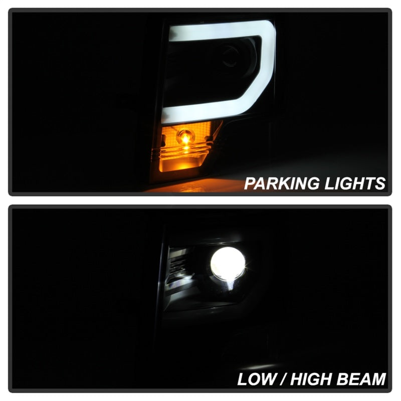Spyder Ford F150 13-14 Xenon Model Only Light Bar Projector Headlights Black PRO-YD-FF15013PL-BK-SR1 Performance
