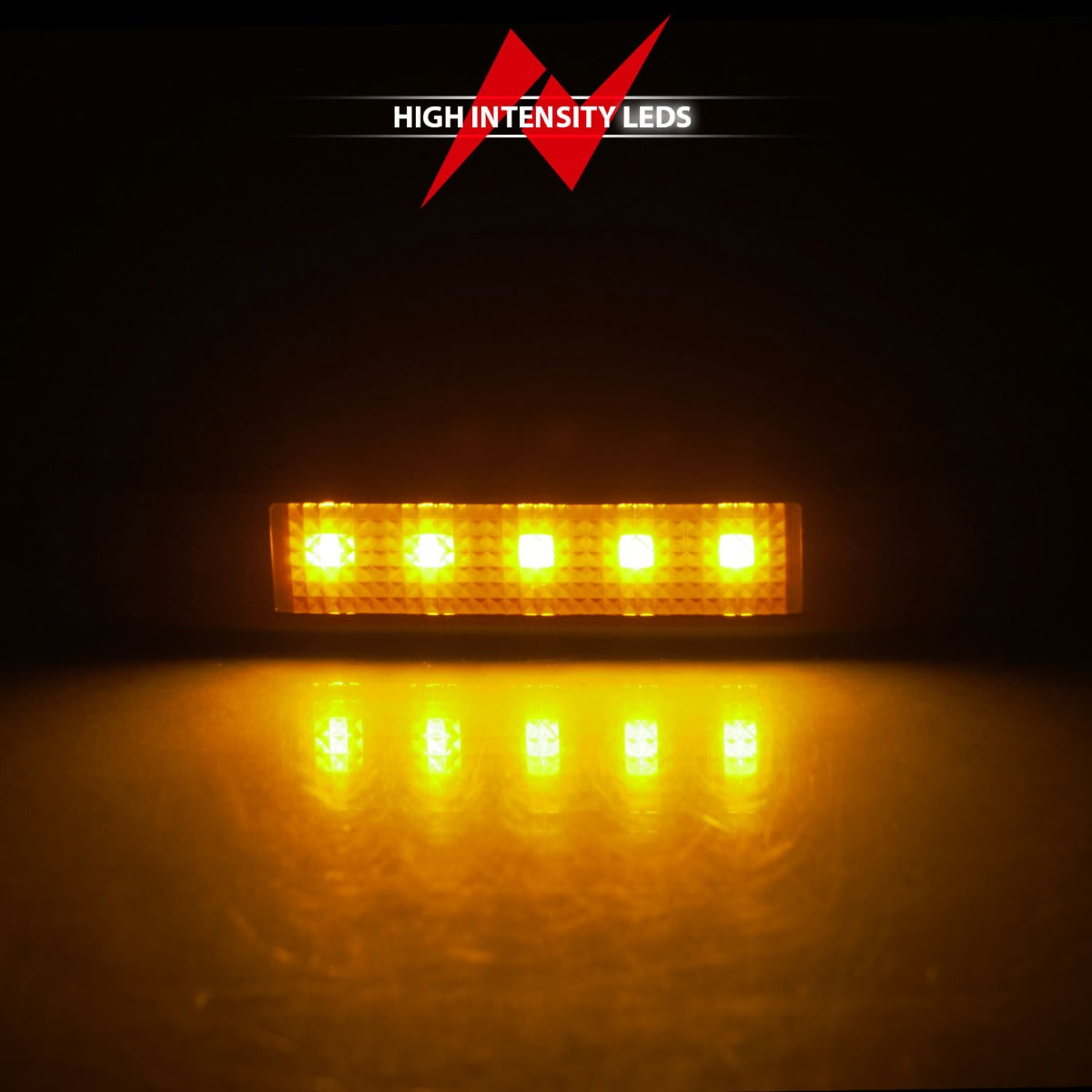 FORD F-150 09-14 LED AMBER MIRROR LIGHT SMOKE LENS (2PC)