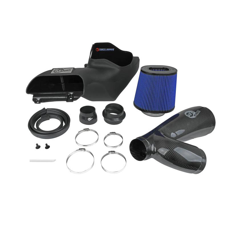 aFe 17-20 Ford F-150/Raptor Track Series Carbon Fiber Cold Air Intake System With Pro 5R Filters-SR1 Performance