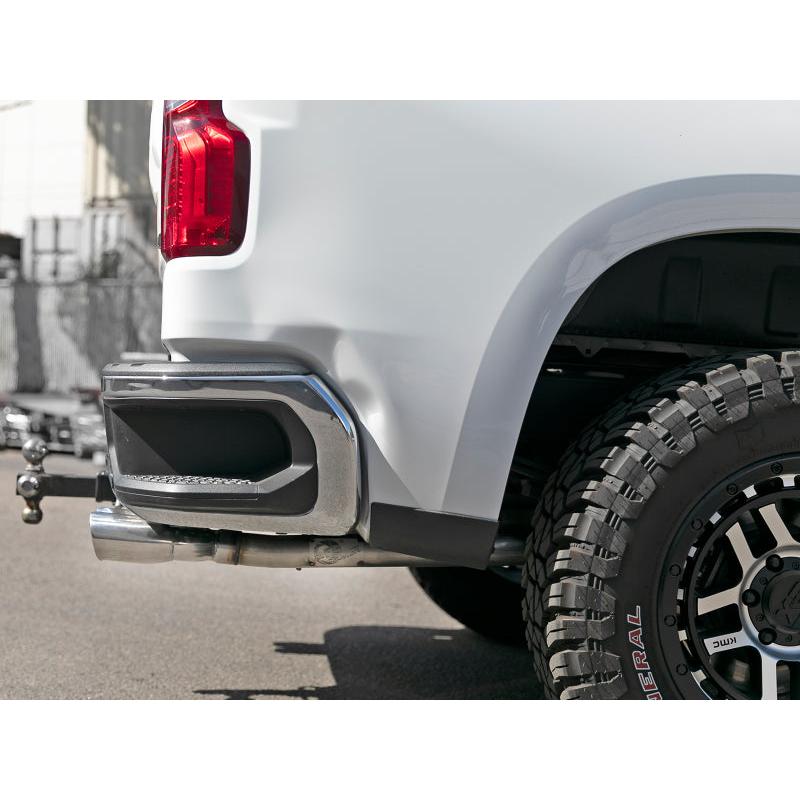 aFe Vulcan Series 3in-2-1/2in 304 SS Cat-Back 2019 GM Silverado 1500 V8-5.3L w/ Polished Tips-SR1 Performance