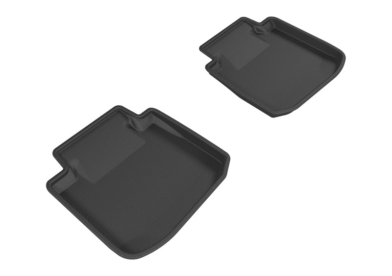 3D MAXpider 2015-2019 Subaru Legacy/Outback Kagu 2nd Row Floormats - Black-SR1 Performance