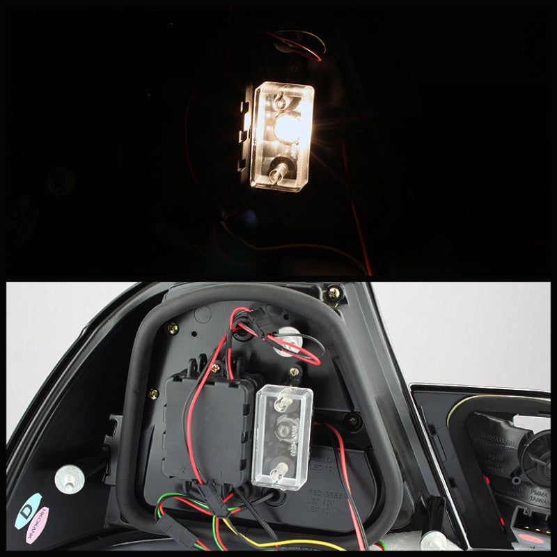 Spyder BMW E46 00-03 2Dr Coupe Light Bar LED Tail Lights Blk ALT-YD-BE4600-LBLED-BK-SR1 Performance