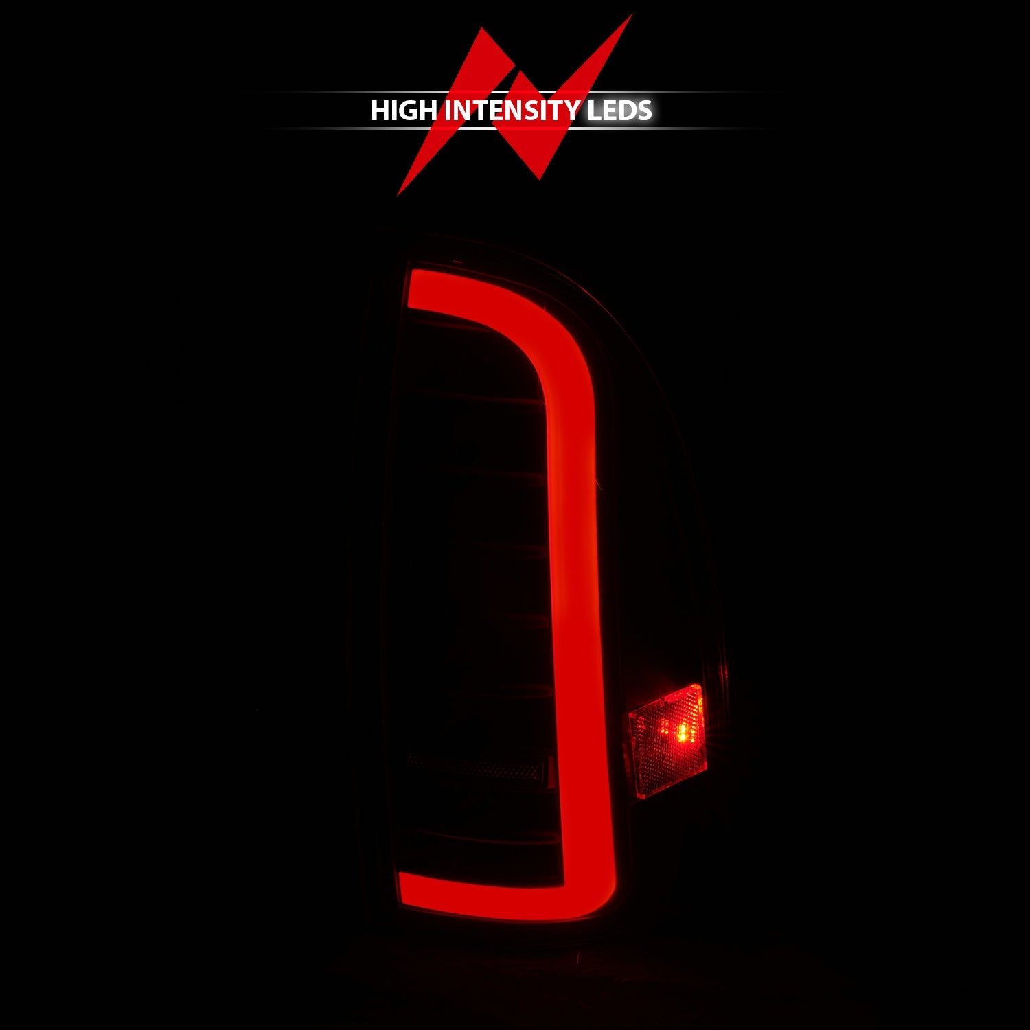 TOYOTA TACOMA 05-15 FULL LED BAR STYLE TAIL LIGHTS BLACK SMOKE LENS W/ SEQUENTIAL SIGNAL
