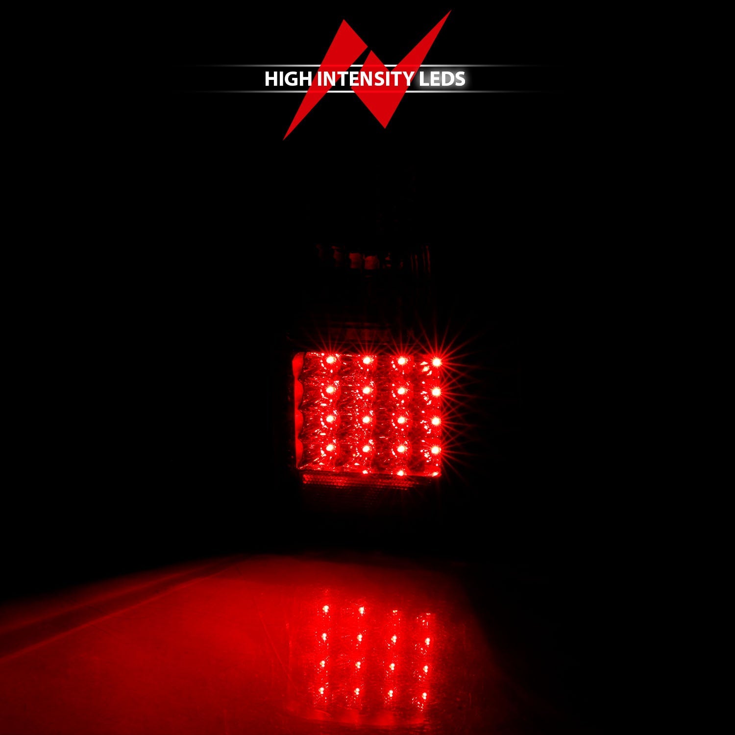 TOYOTA 4RUNNER 01-02 LED TAIL LIGHTS BLACK