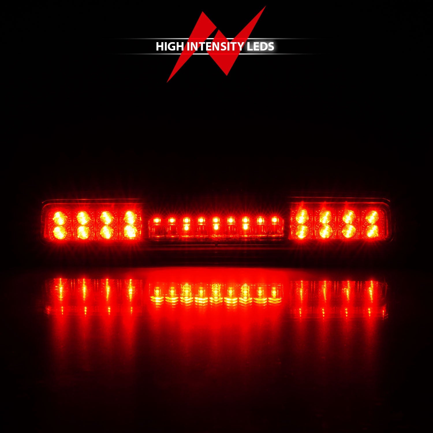 DODGE RAM 1500 94-01 / RAM 2500/3500 94-02 LED 3RD BRAKE LIGHT CHROME SMOKE LENS