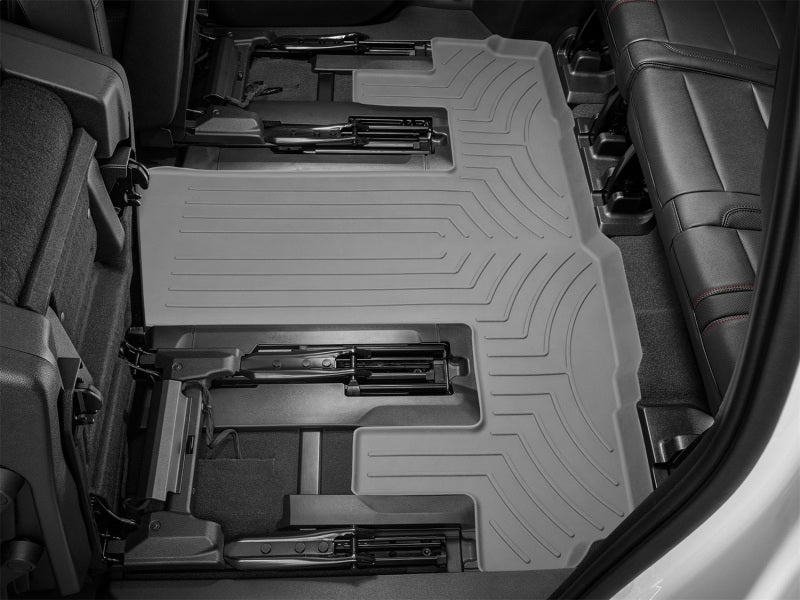 WeatherTech FloorLiner HP for 2021 Chevrolet Suburban and Cadillac Escalade ESV – Rear, Gray