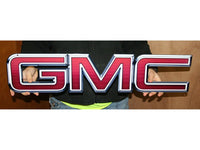 GMC Emblem Metal Large Wall Sign - 30" x 7"-SR1 Performance