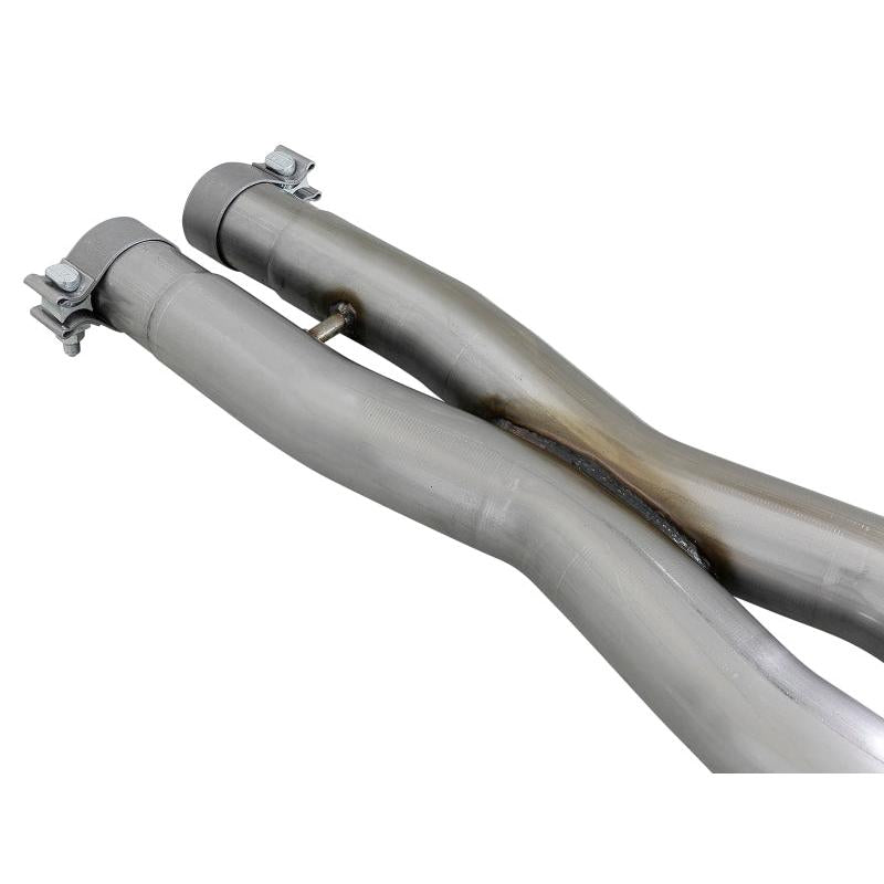 aFe MACH Force-Xp 2-1/2in 304 SS Cat-Back Exhaust 15-19 Dodge Challenger V6-3.6L - Polished Tip