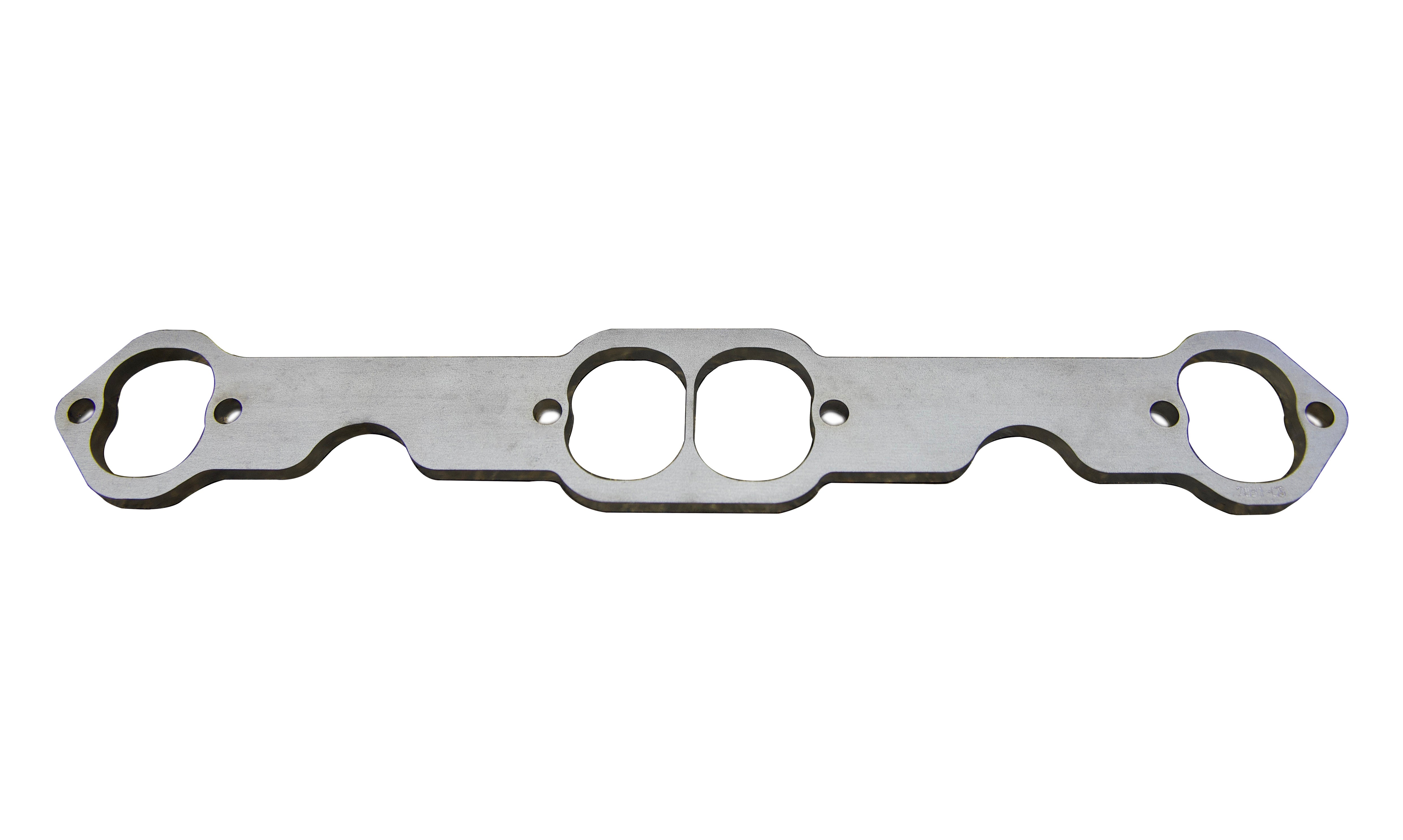 23 Degree SBC Header Flange - 3/8" Thick Stainless - for 1-7/8" Primaries