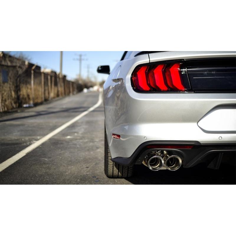 Corsa 2018-2023 Ford Mustang GT Fastback 5.0L 3in Sport Axle-Back Exhaust w/ 4in Black Tips-SR1 Performance
