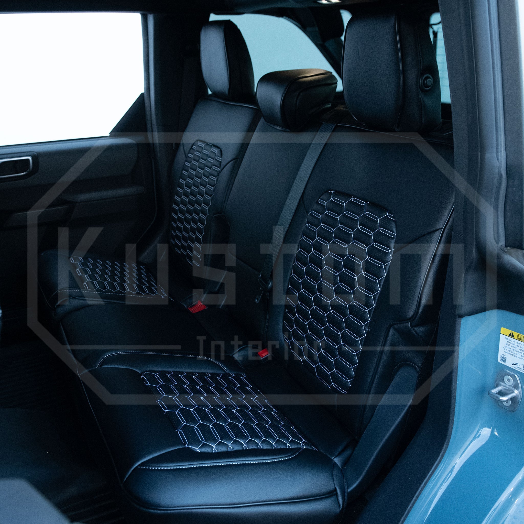 2021+ Ford Bronco 4 Door Custom Leather Seat Covers