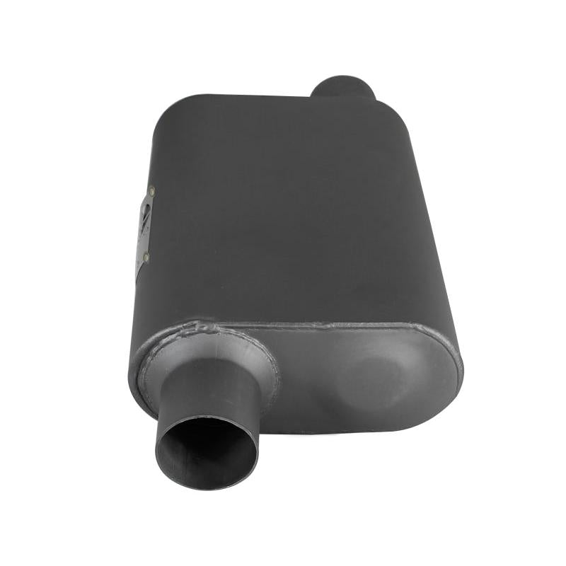 aFe Scorpion Replacement Alum Steel Muffler 2-1/2in In/Out Baffled Offset/Offset 13inL x10inW x4inH-SR1 Performance