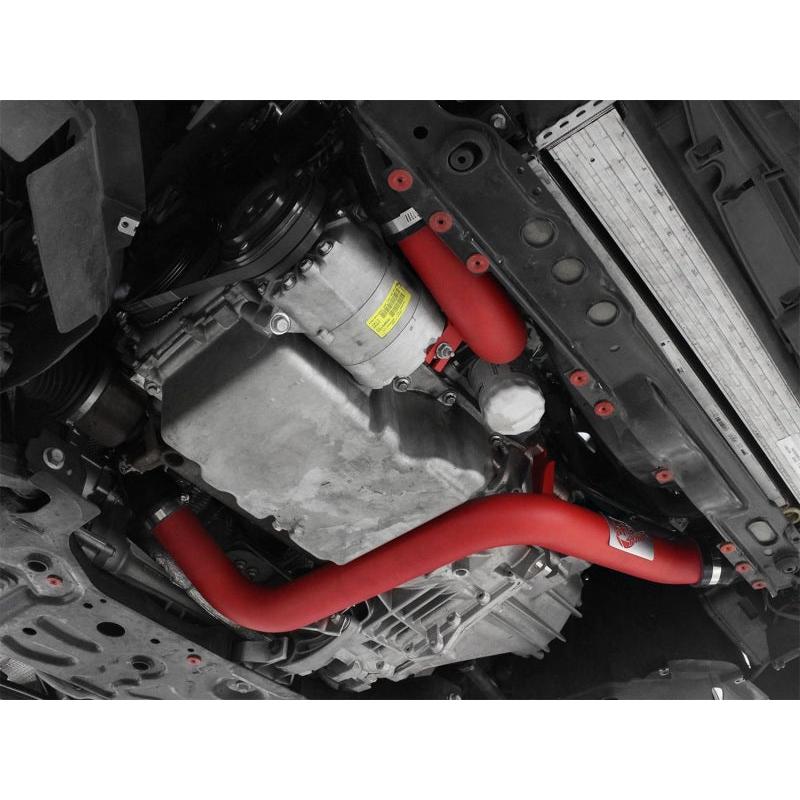 aFe BladeRunner 2.5in Red Intercooler Tubes Hot and Cold Side 12-16 Ford Focus ST 2.0L (t)