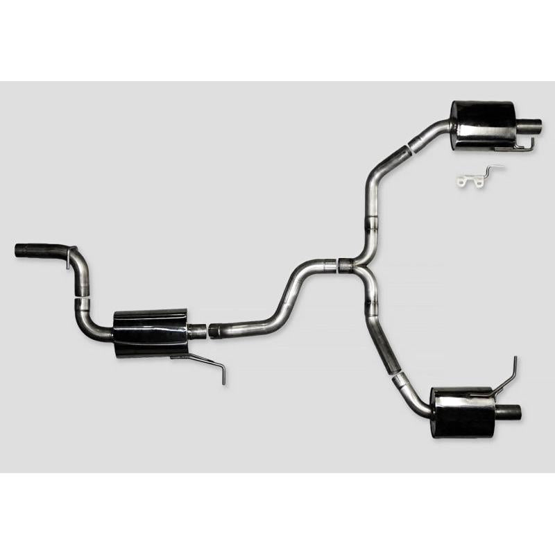 AWE Tuning VW CC Touring Edition Exhaust Dual Outlet - Chrome Silver Tips