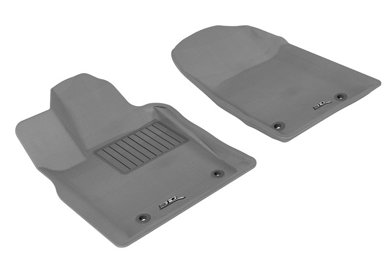 3D MAXpider 2013-2020 Dodge/Jeep Grand Cherokee/Durango Kagu 1st Row Floormat - Gray-SR1 Performance