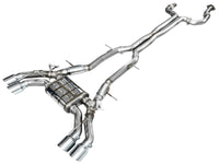 AWE Tuning 2021+ Cadillac CT4-V Blackwing SwitchPath Exhaust with Chrome Silver Tips