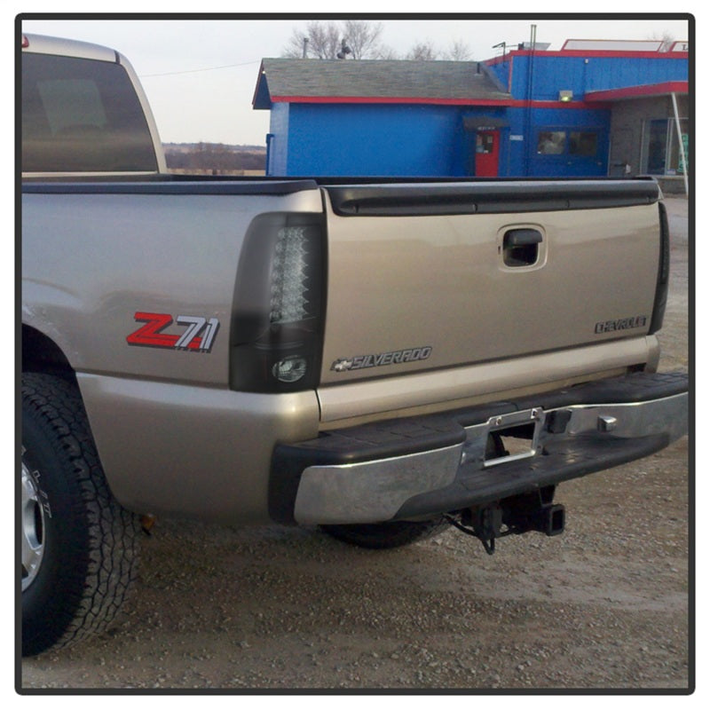 Spyder Chevy Silverado 1500 99-02 (Not Fit Stepside) LED Tail Lights Blk Smke ALT-YD-CS99-LED-BSM-SR1 Performance