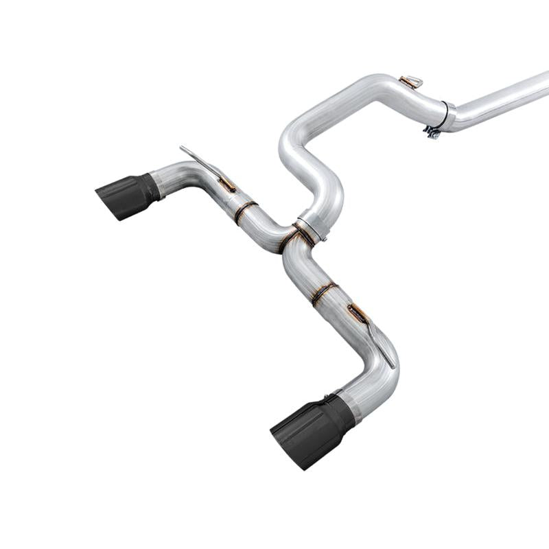 AWE Tuning Ford Focus RS Track Edition Cat-back Exhaust - Diamond Black Tips