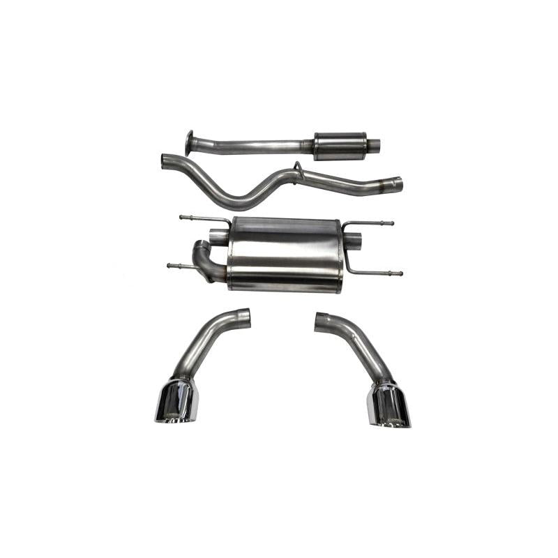 Corsa 2012-2020 Scion FRS / Subaru BRZ Polished Sport Cat-Back Exhaust