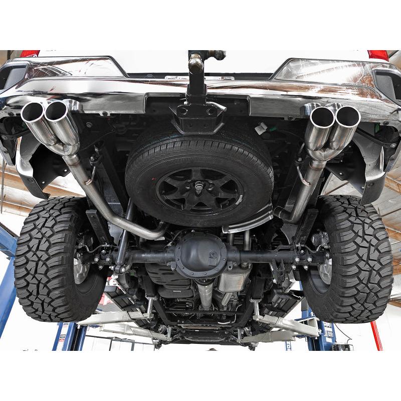aFe Vulcan Series 3in-2-1/2in 304 SS Cat-Back 2019 GM Silverado 1500 V8-5.3L w/ Polished Tips-SR1 Performance
