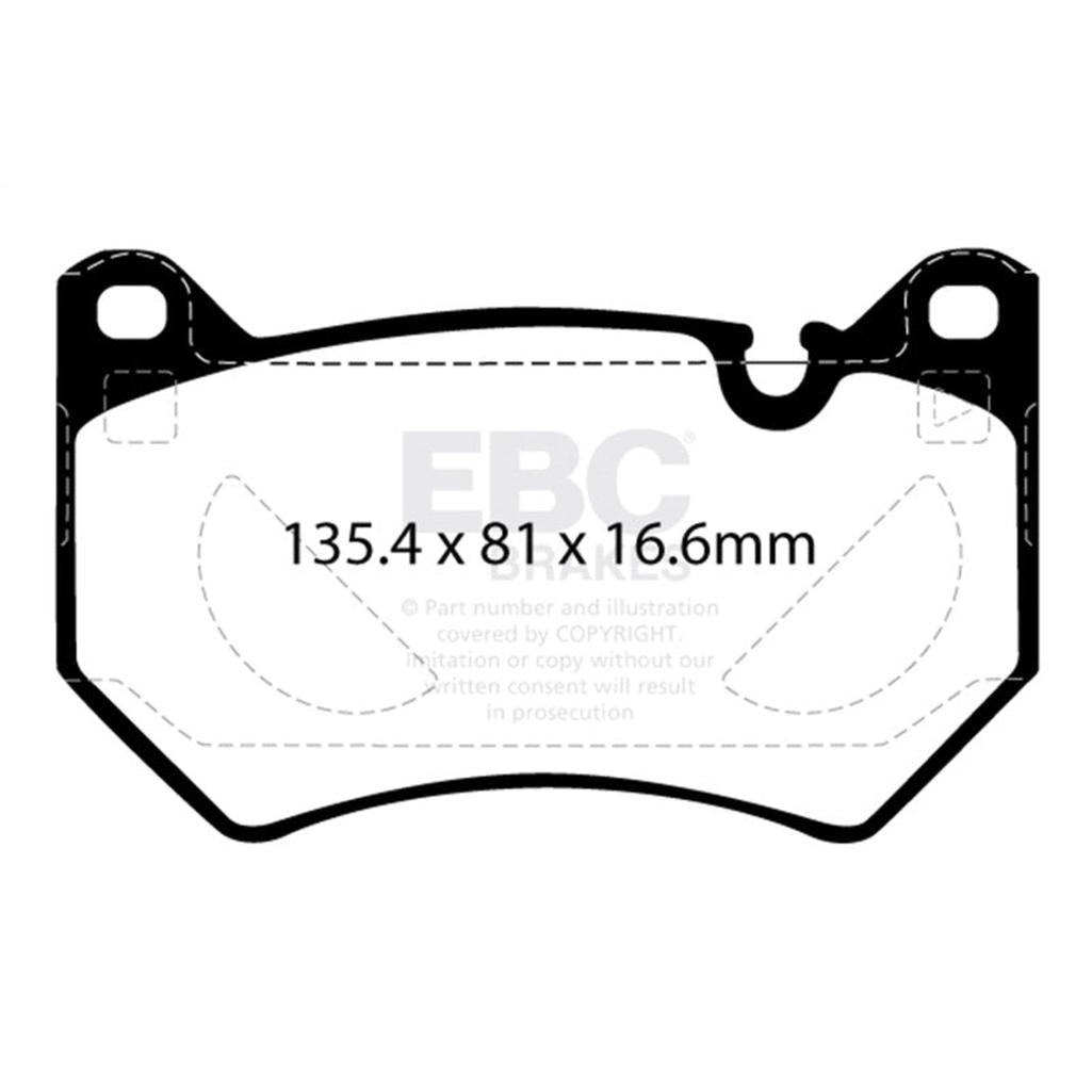 EBC Yellowstuff Front Brake Pads for 2018-2021 Audi Q5 – High-Performance Street and Track Use