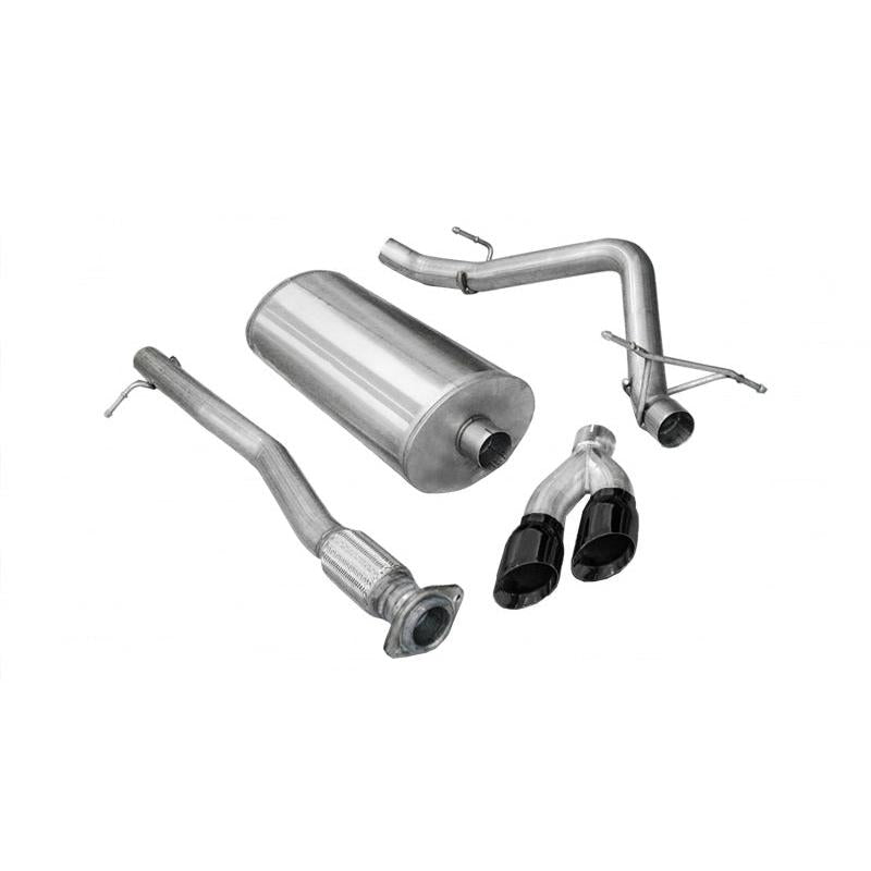 Corsa 2009-2009 Chevrolet Silverado Crew Cab/Short Bed 1500 4.8L V8 Black Sport Cat-Back Exhaust