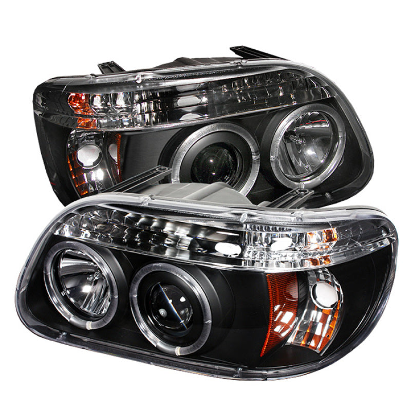 Spyder Ford Explorer 95-01 1PC Projector Headlights LED Halo Blk PRO-YD-FEXP95-HL-1PC-BK-SR1 Performance