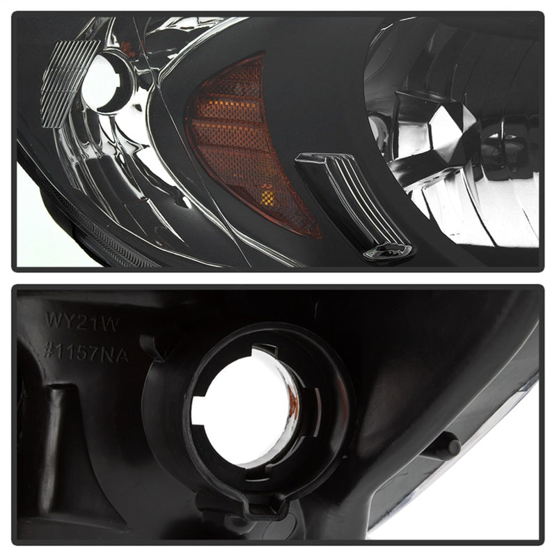 xTune 04-05 Honda Civic (Excl Hatchback/Si) OEM Style Headlights - Black (HD-JH-HC04-4D-AM-BK)-SR1 Performance