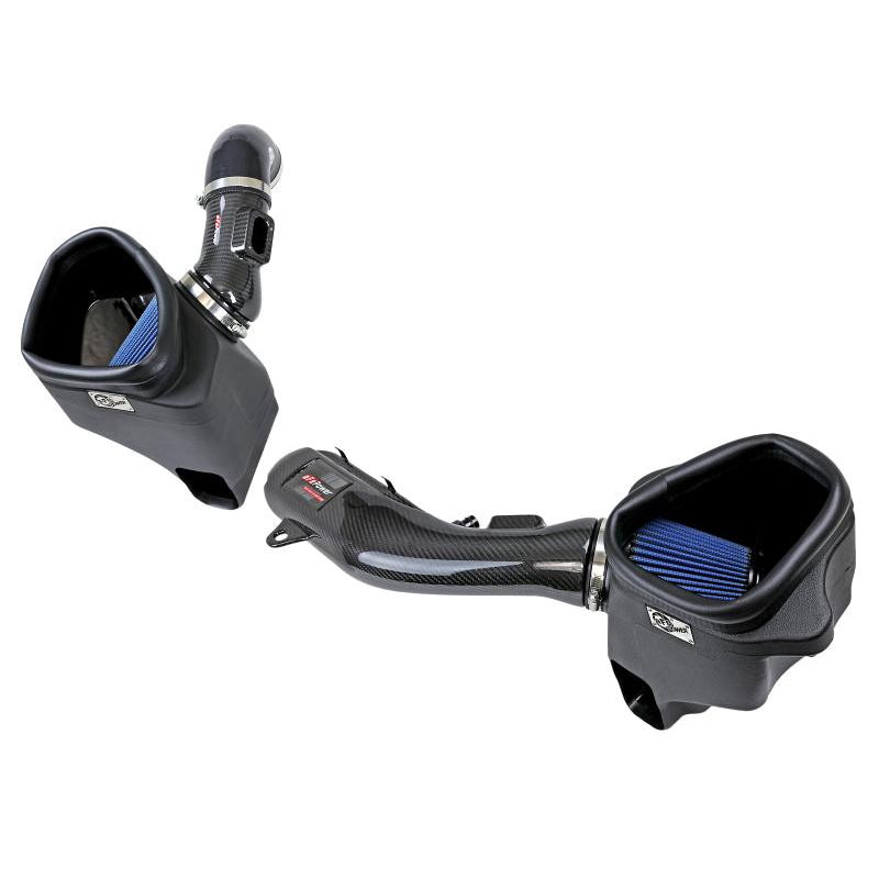 aFe Track Series Stg 2 Carbon Fiber Intake w/Pro 5R Media 15-20 BMW M3/M4(F80/82/83) L6-3.0L(tt) S55-SR1 Performance