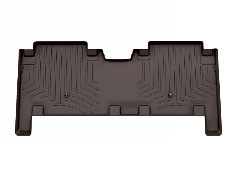 WeatherTech DigitalFit FloorLiner for Kia EV9 2nd Row Rear, Cocoa - Part #4718603