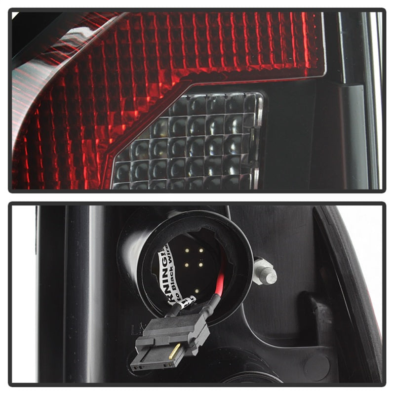 Spyder 05-15 Toyota Tacoma LED Tail Lights (Not Compatible w/OEM LEDS) - Black ALT-YD-TT05V2-LB-BK-SR1 Performance