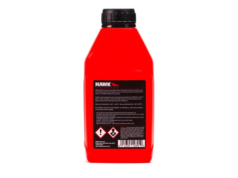 Hawk Performance Street DOT 4 Brake Fluid - 500ml Bottle-SR1 Performance