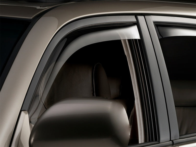 WeatherTech 03-09 Toyota 4Runner Front and Rear Side Window Deflectors – Dark Smoke