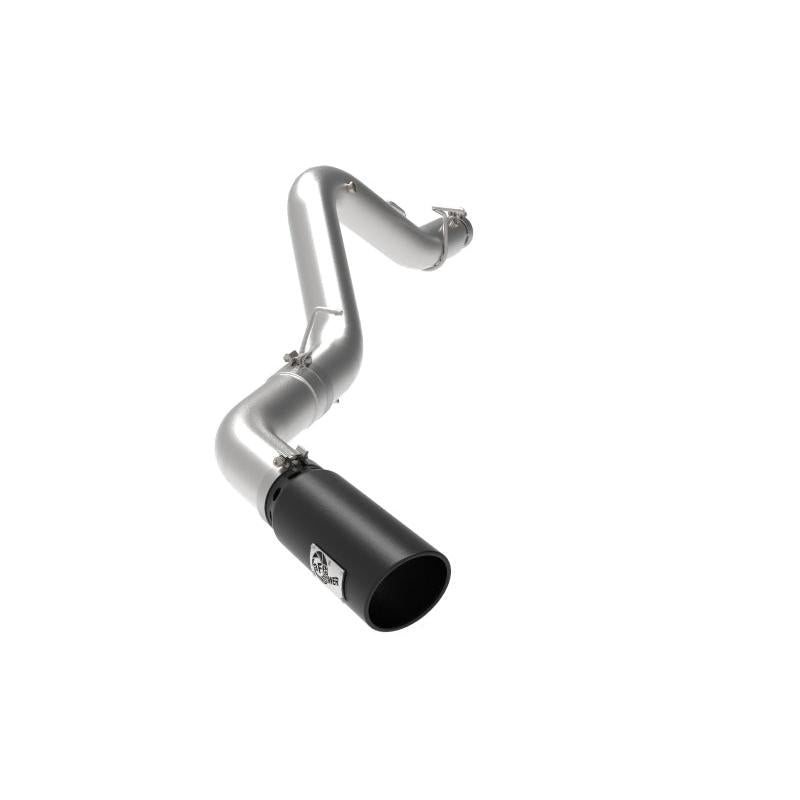 aFe Large Bore-HD 5 IN 409 SS DPF-Back Exhaust System w/Black Tip 20-21 GM Truck V8-6.6L