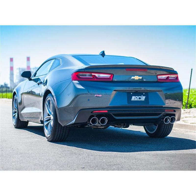 Borla 2016 Chevy Camaro V6 AT/MT ATAK Rear Section Exhaust w/o Dual Mode Valves