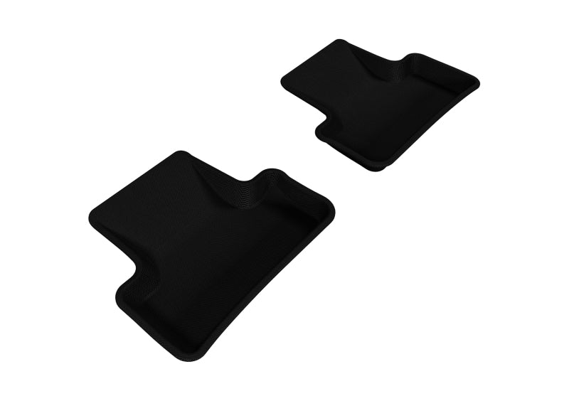3D MAXpider 2009-2017 Audi Q5/SQ5 Kagu 2nd Row Floormats - Black-SR1 Performance