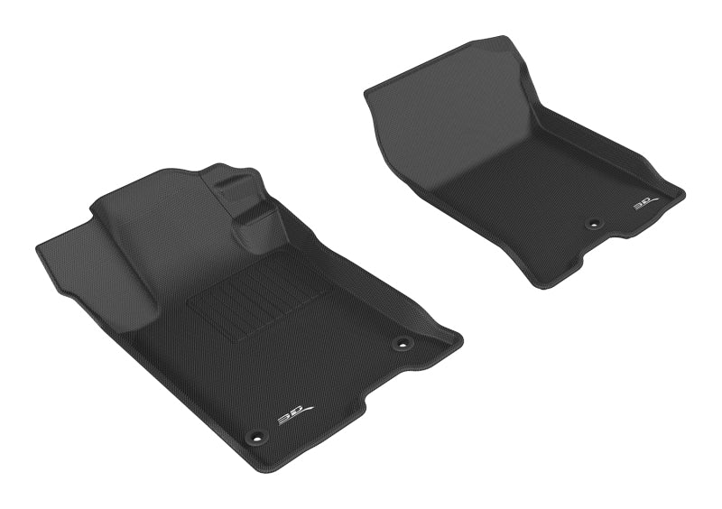 3D MAXpider 2015-2020 Acura TLX FWD Kagu 1st Row Floormat - Black-SR1 Performance