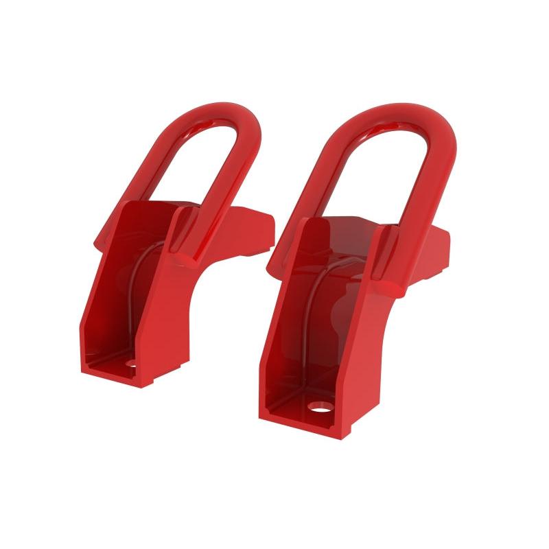 aFe Front Tow Hook Red 2022 Toyota Tundra 3.5L V6