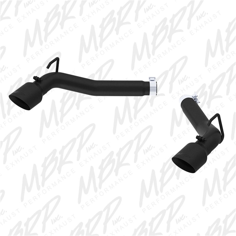 MBRP 2010-2015 Chevrolet Camaro V8 6.2L 3in Black Coated Axle Back Muffler Delete-SR1 Performance